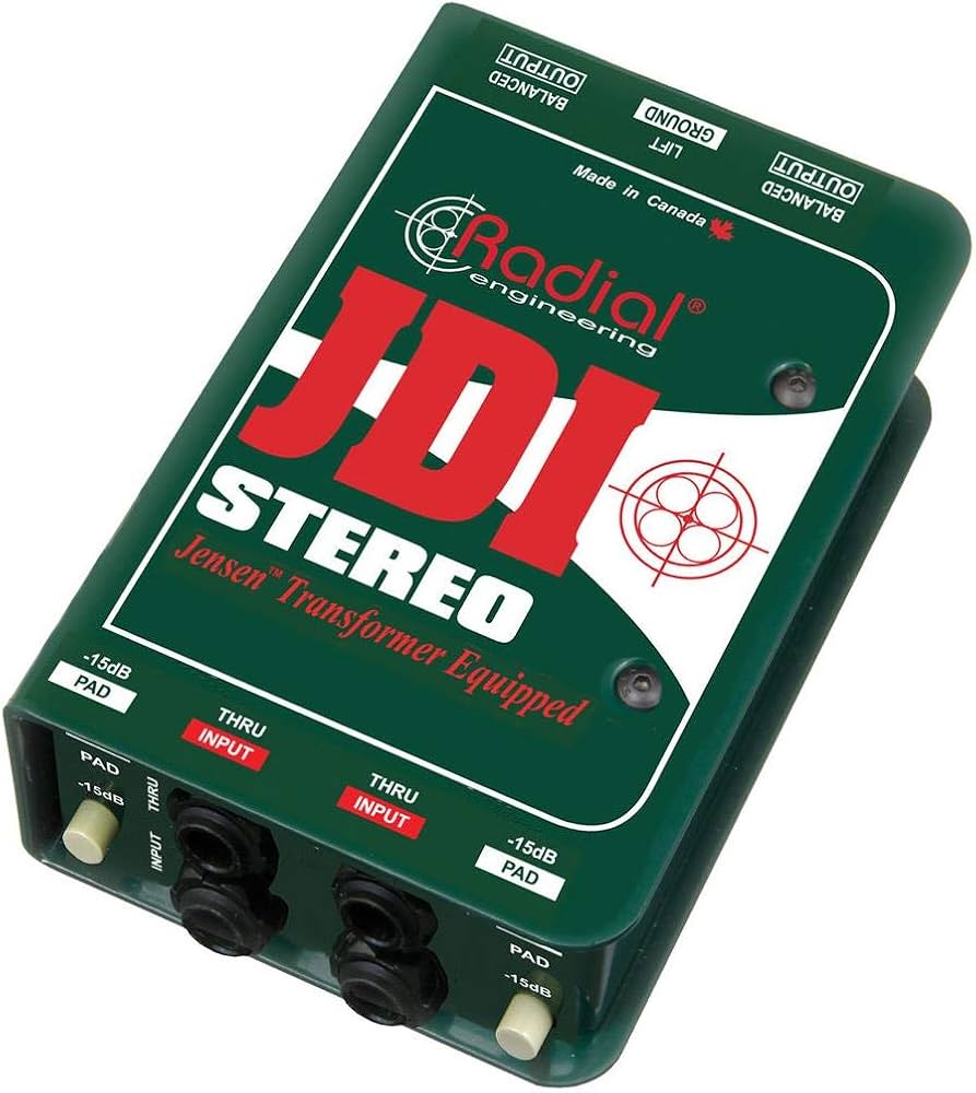 Radial JDI Stereo Passive DI Box